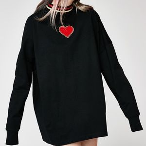 Lazy Oaf Golden Heart Long Sleeve Tee